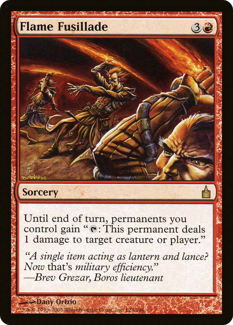 Flame Fusillade [Ravnica: City of Guilds]-1
