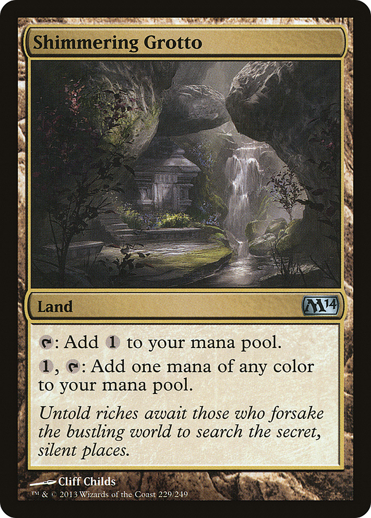 Shimmering Grotto [Magic 2014]-1