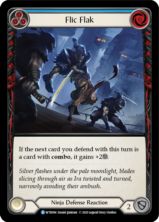 Flic Flak (Blue) [U-WTR094] (Welcome to Rathe Unlimited)  Unlimited Rainbow Foil-2