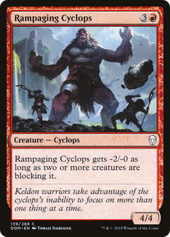 Rampaging Cyclops [Dominaria]-1