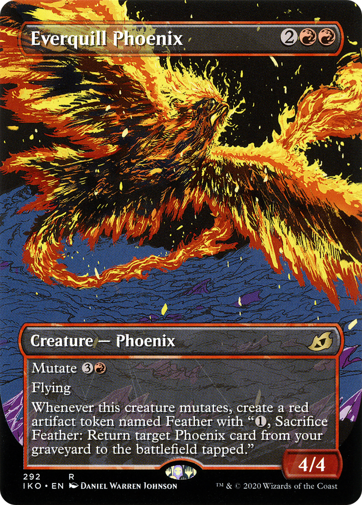 Everquill Phoenix (Showcase) [Ikoria: Lair of Behemoths]-1