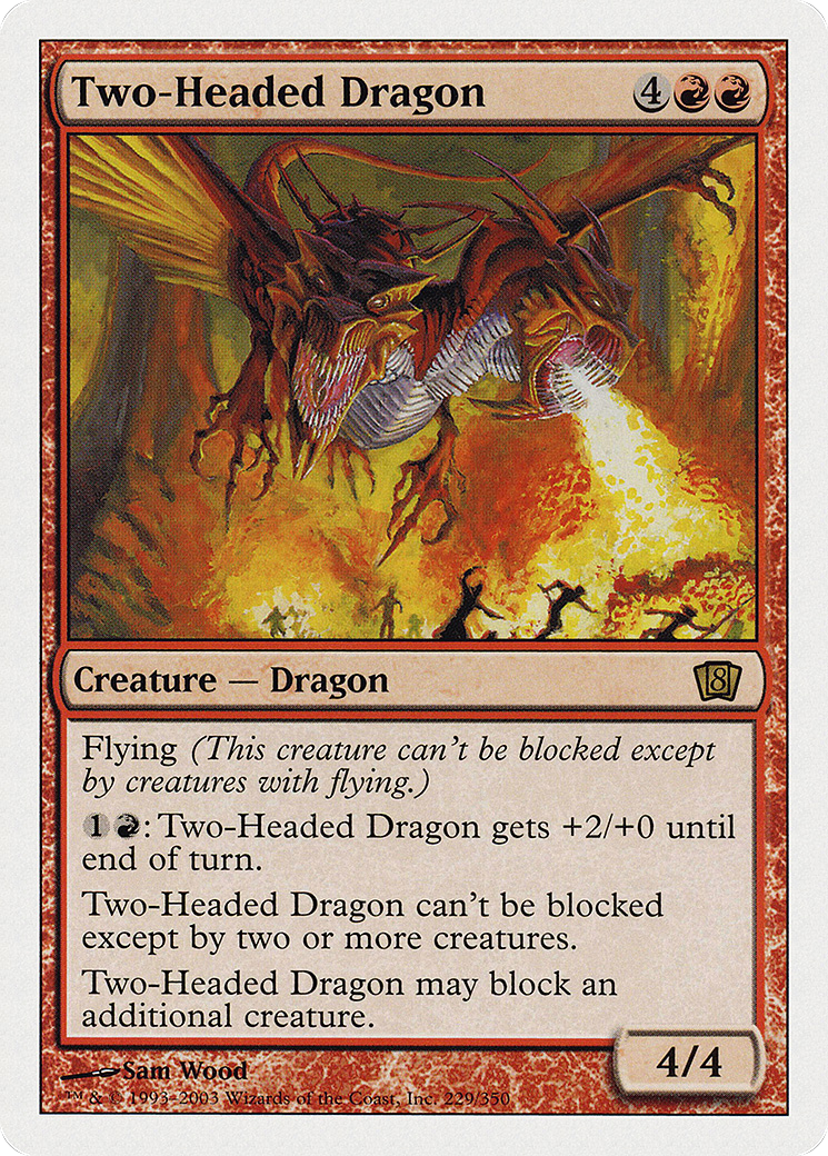 Two-Headed Dragon (8ED-229) - 8th Edition-1