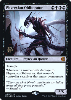 Phyrexian Obliterator [Phyrexia: All Will Be One Prerelease Promos]-1