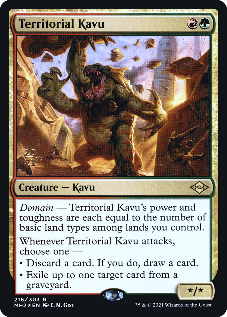 Territorial Kavu [Modern Horizons 2 Prerelease Promos]-1