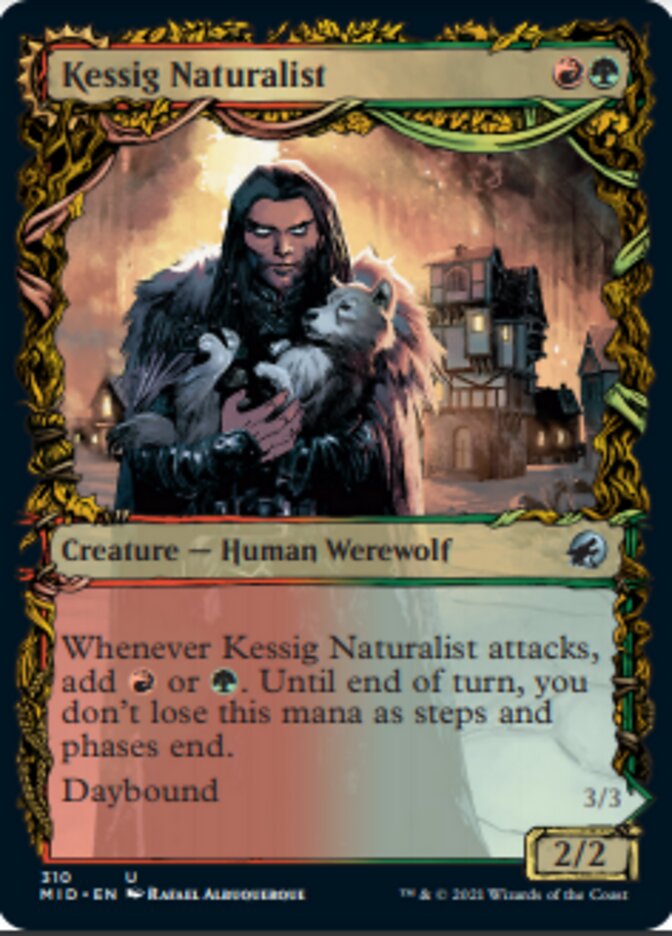 Kessig Naturalist // Lord of the Ulvenwald (Showcase Equinox) [Innistrad: Midnight Hunt]-1