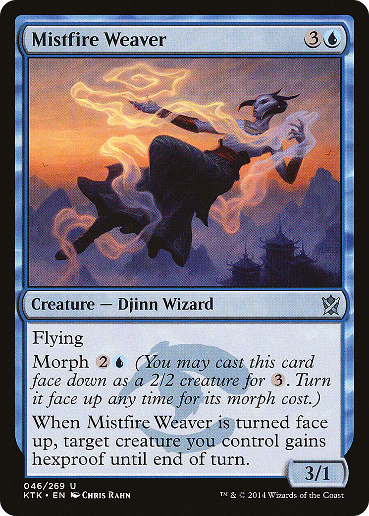 Mistfire Weaver [Khans of Tarkir]-1