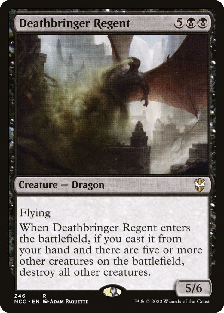 Deathbringer Regent [Streets of New Capenna Commander]-1