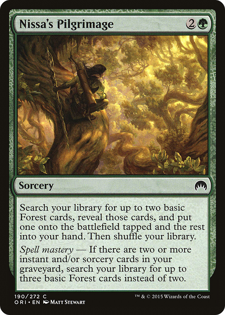 Nissa's Pilgrimage [Magic Origins]-1