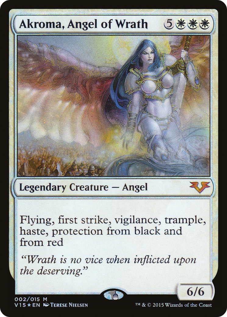Akroma, Angel of Wrath [From the Vault: Angels]-1