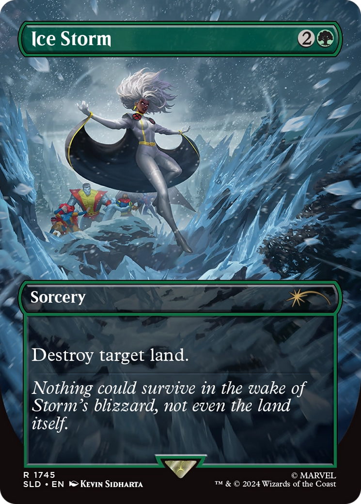 Ice Storm (SLD-1745) - Secret Lair Drop (Borderless) Foil-1