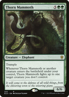 Thorn Mammoth [Throne of Eldraine]-1