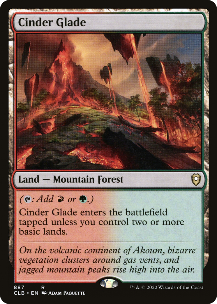 Cinder Glade [Commander Legends: Battle for Baldur's Gate]-1