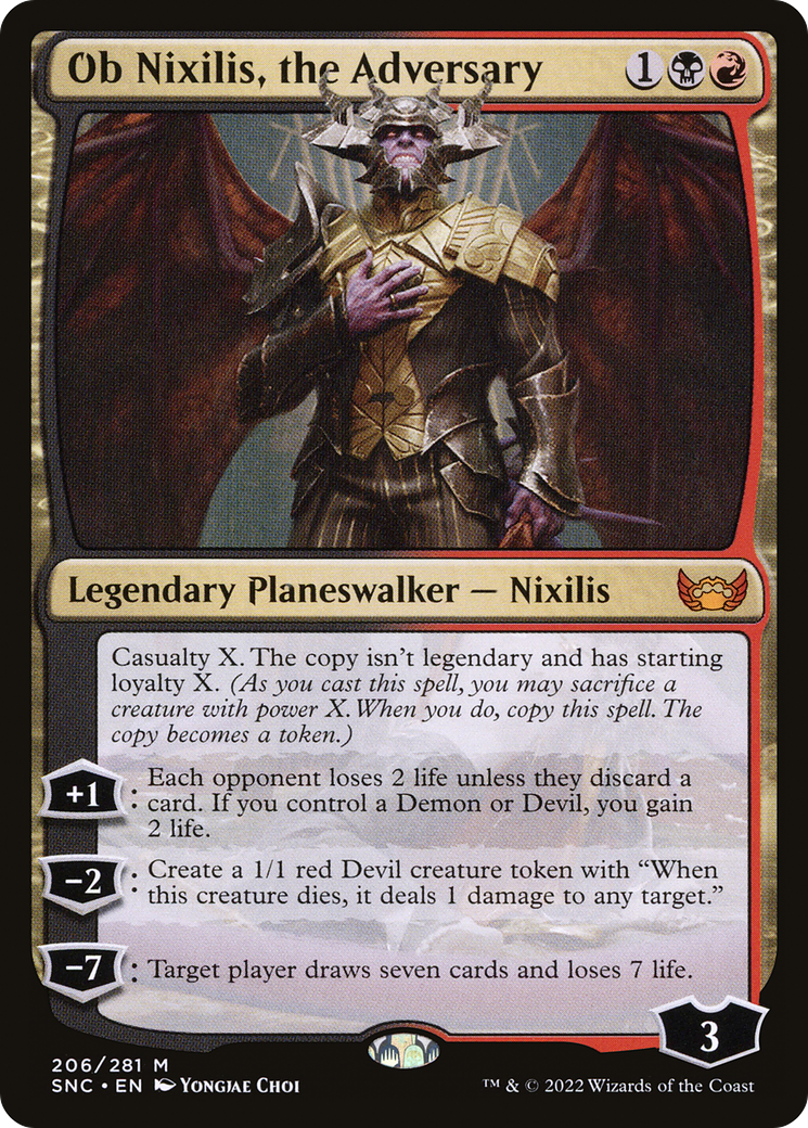 Ob Nixilis, the Adversary [Streets of New Capenna]-1