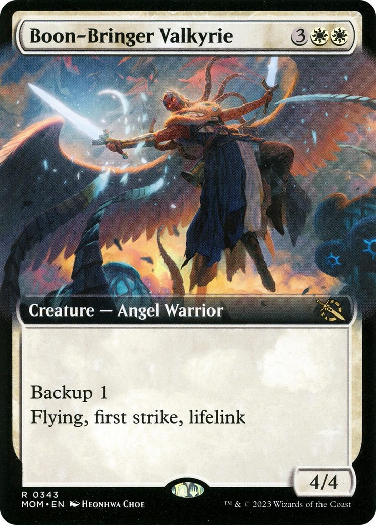 Boon-Bringer Valkyrie (Extended Art) [March of the Machine]-1