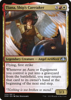 Tiana, Ship's Caretaker [Dominaria Remastered]-1