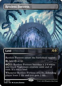 Restless Fortress (Borderless Alternate Art) [Wilds of Eldraine]-1