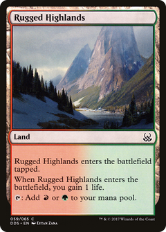 Rugged Highlands [Duel Decks: Mind vs. Might]-1