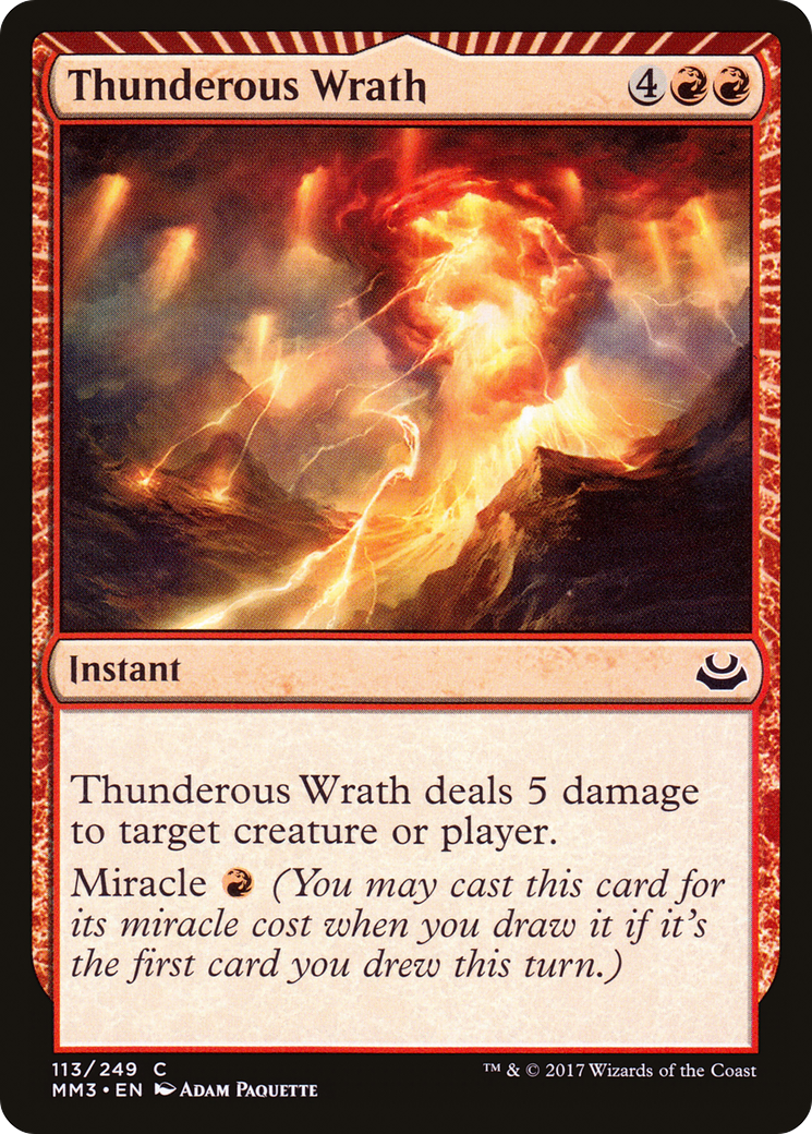 Thunderous Wrath [Modern Masters 2017]-1