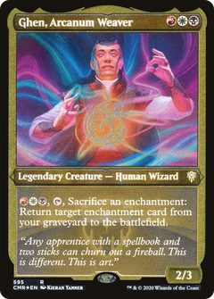 Ghen, Arcanum Weaver (Etched) [Commander Legends]-1