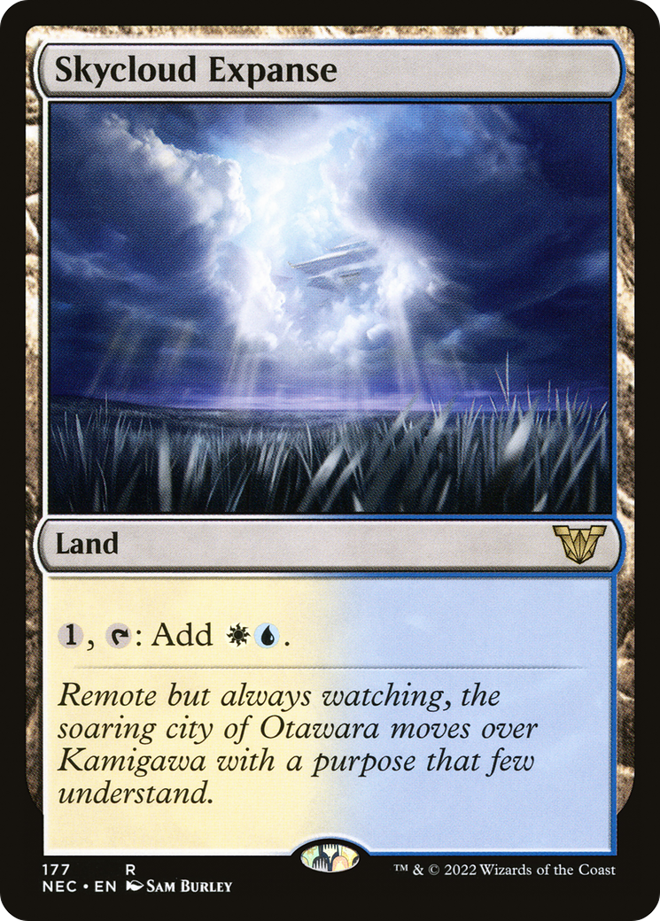 Skycloud Expanse [Kamigawa: Neon Dynasty Commander]-1