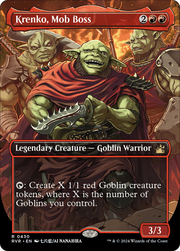 Krenko, Mob Boss (Anime Borderless) [Ravnica Remastered]-1