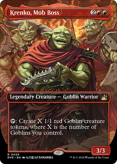 Krenko, Mob Boss (Anime Borderless) [Ravnica Remastered]-1