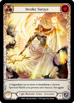 Invoke Suraya // Suraya, Archangel of Knowledge (Marvel) [DYN212] (Dynasty)  Cold Foil-1