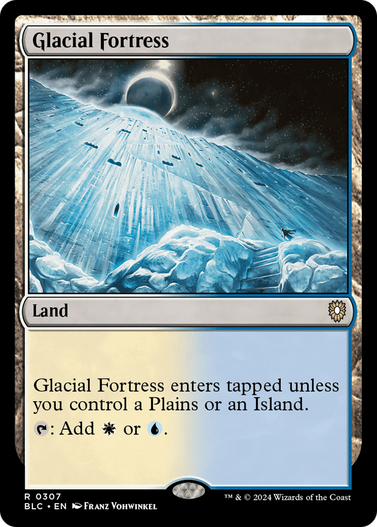 Glacial Fortress [Bloomburrow Commander]-1