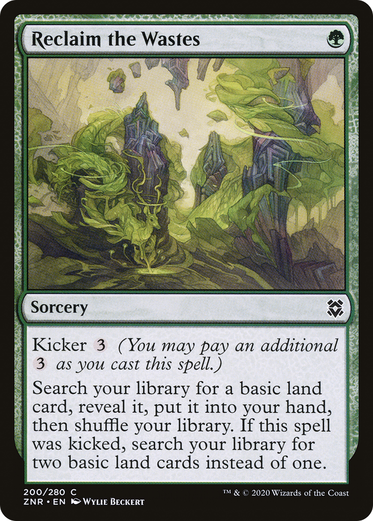 Reclaim the Wastes [Zendikar Rising]-1