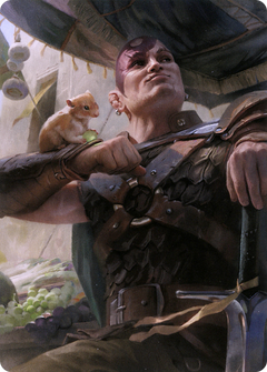 Minsc & Boo, Timeless Heroes // Minsc & Boo, Timeless Heroes (ACLB-038) - Battle for Baldur's Gate Art Series (Borderless)-1