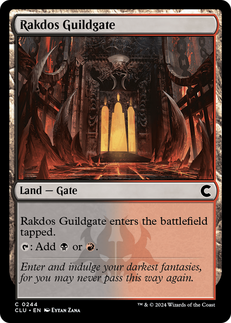 Rakdos Guildgate [Ravnica: Clue Edition]-1