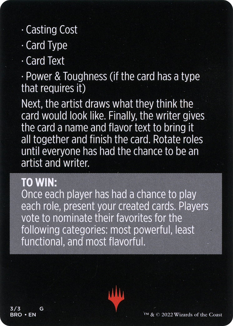 Look at Us, We're R&D // Look at Us, We're R&D (cont'd) (MBRO-003) - The Brothers' War Minigames Foil-2