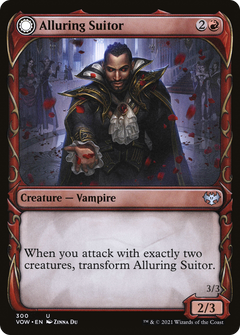 Alluring Suitor // Deadly Dancer (Showcase Fang Frame) [Innistrad: Crimson Vow]-3