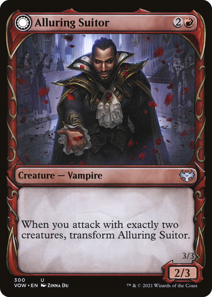 Alluring Suitor // Deadly Dancer (Showcase Fang Frame) [Innistrad: Crimson Vow]-3