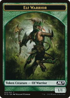 Elf Warrior Token [Core Set 2019 Tokens]-1