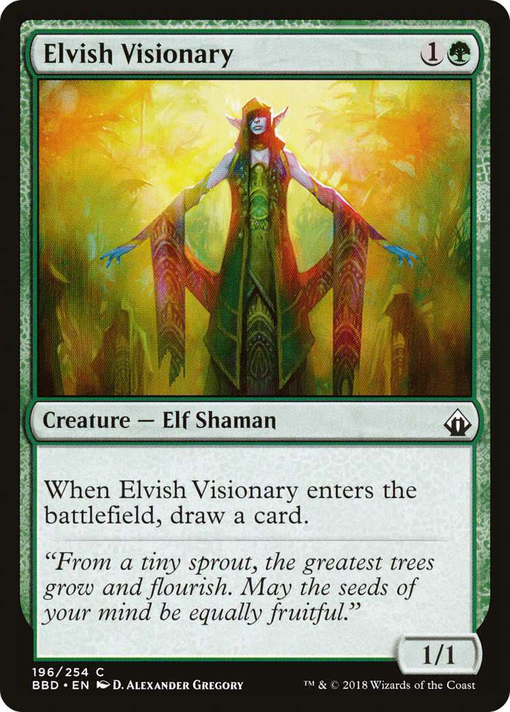 Elvish Visionary [Battlebond]-1