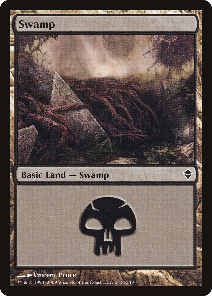 Swamp (241a) [Zendikar]-1