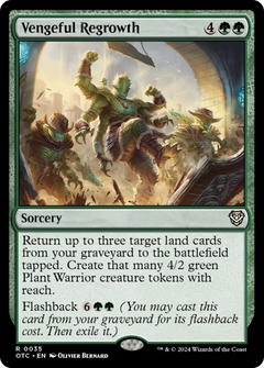 Vengeful Regrowth [Outlaws of Thunder Junction Commander]-1