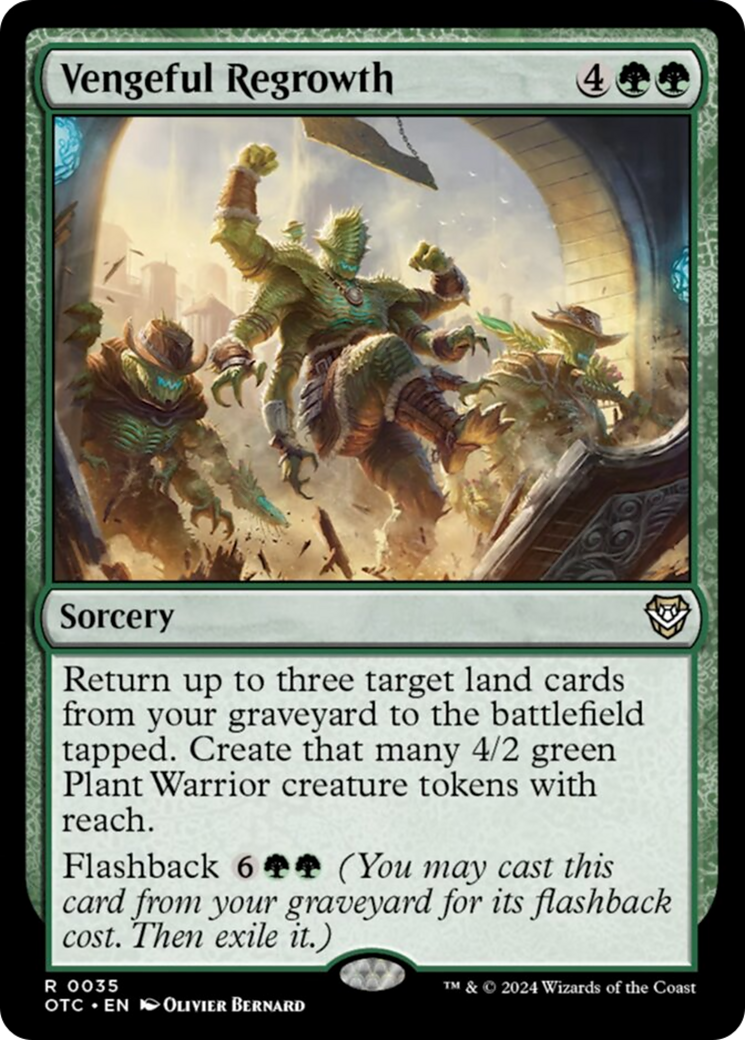 Vengeful Regrowth [Outlaws of Thunder Junction Commander]-1