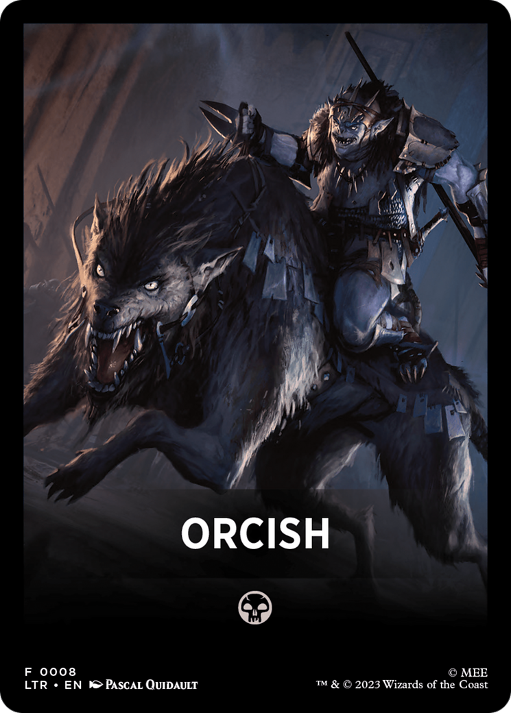 Orcish (FLTR-008) - Tales of Middle-earth Front Cards-1