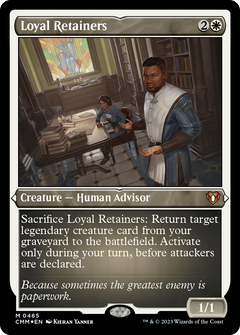 Loyal Retainers (CMM-465) - Commander Masters Etched Foil-1