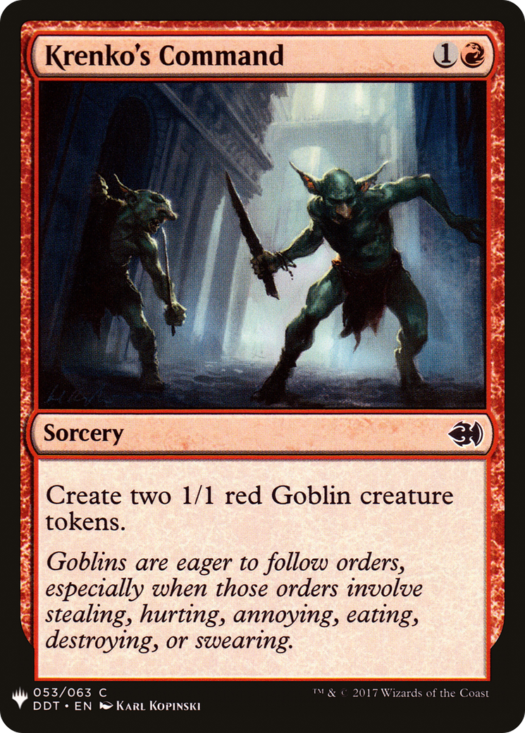 Krenko's Command [Mystery Booster]-1
