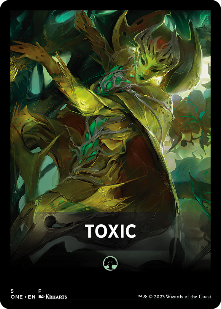 Toxic (FONE-005) - Phyrexia: All Will Be One Jumpstart Front Cards-1