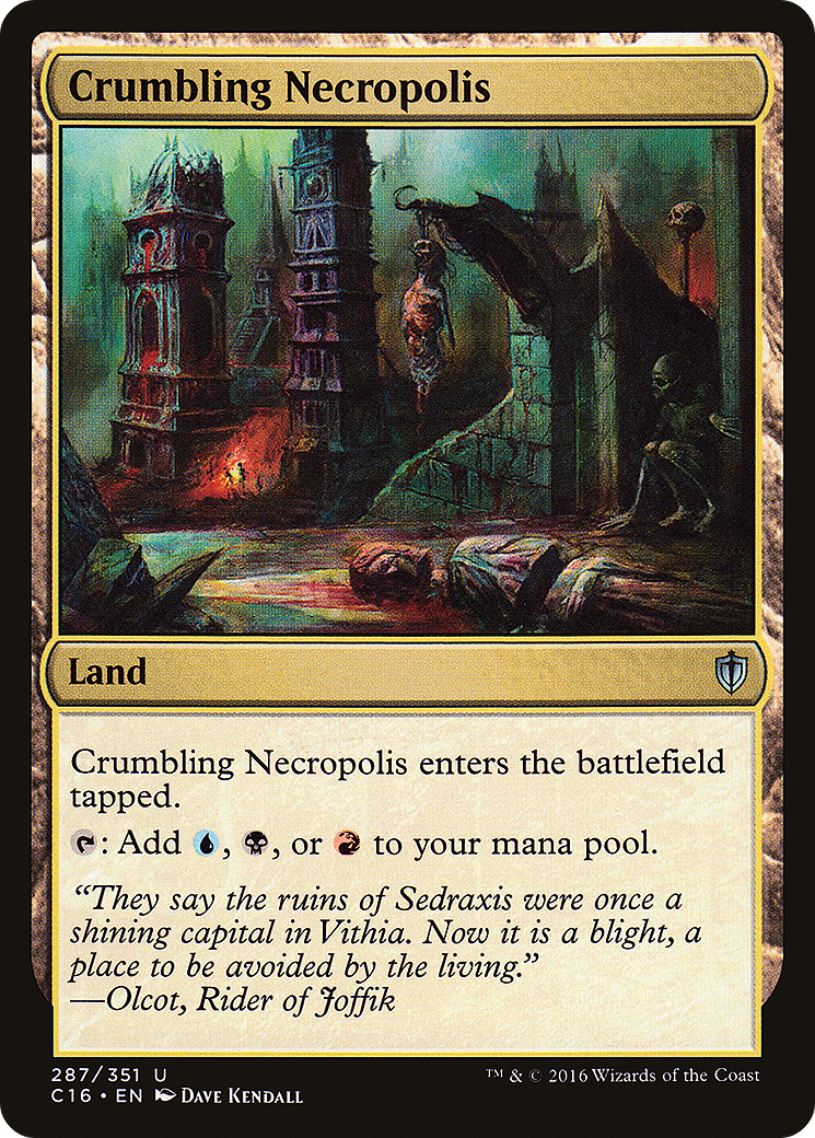Crumbling Necropolis [Commander 2016]-1