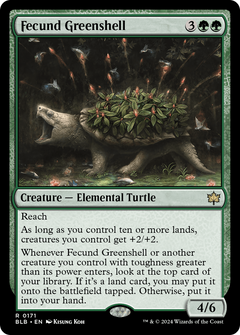 Fecund Greenshell [Bloomburrow]-1