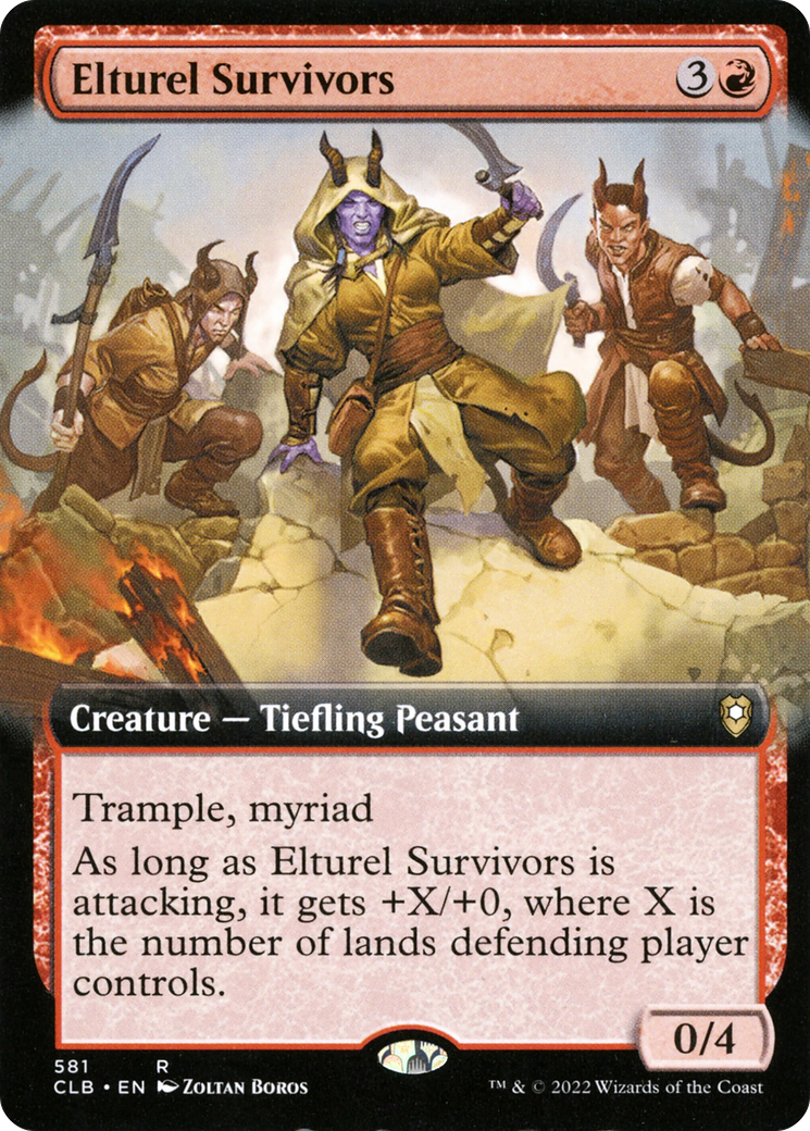 Elturel Survivors (Extended Art) [Commander Legends: Battle for Baldur's Gate]-1