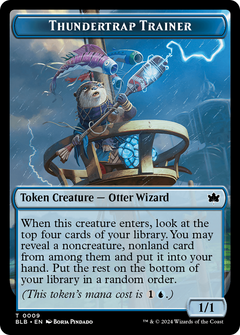 Thundertrap Trainer Token [Bloomburrow Tokens]-1