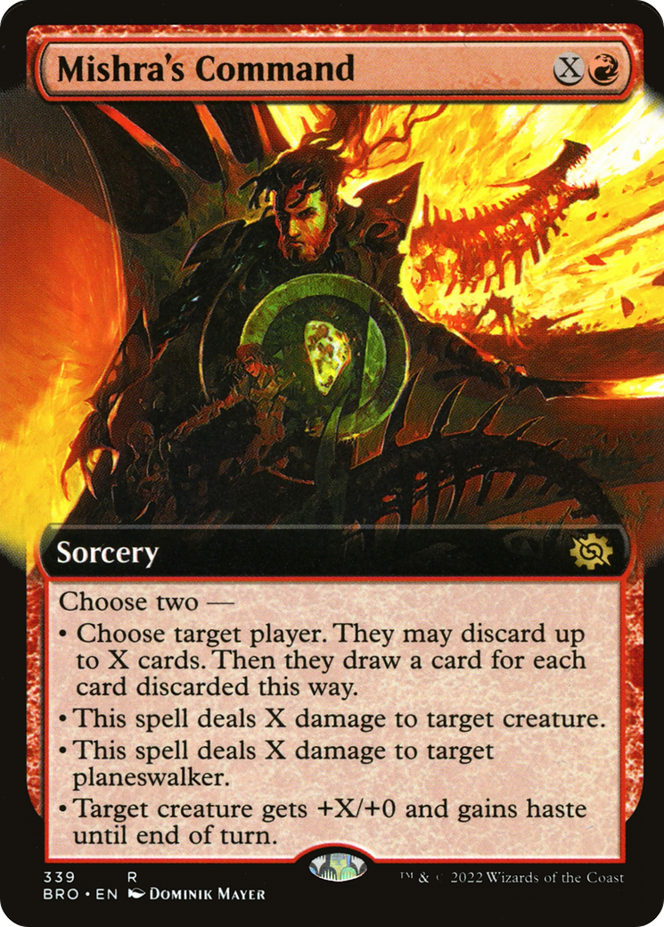 Mishra's Command (Extended Art) [The Brothers' War]-1
