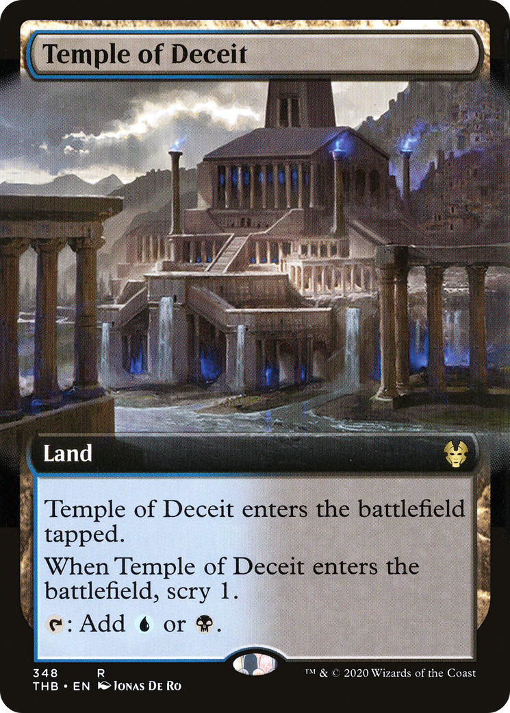 Temple of Deceit (Extended Art) [Theros Beyond Death]-1