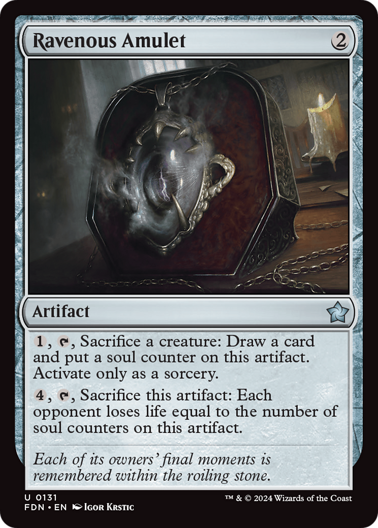 Ravenous Amulet [Foundations]-1